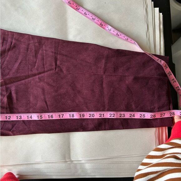 J. Jill Burgundy Linen Blend Relaxed Fit Trousers size XLT - Picture 11 of 11